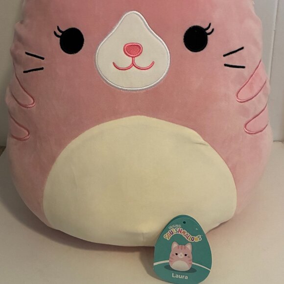 Large Laura the Cat Squishmallow - Picture 2 of 3